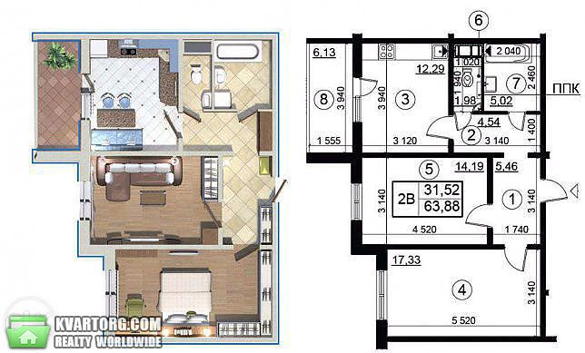Sell 2-room apartment. Киев,  Чавдар — photo 2