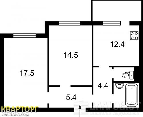 Sell 2-room apartment. Киев, ващенко — photo 2