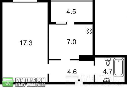 Sell 1-room apartment. Киев, Милославская — photo 4