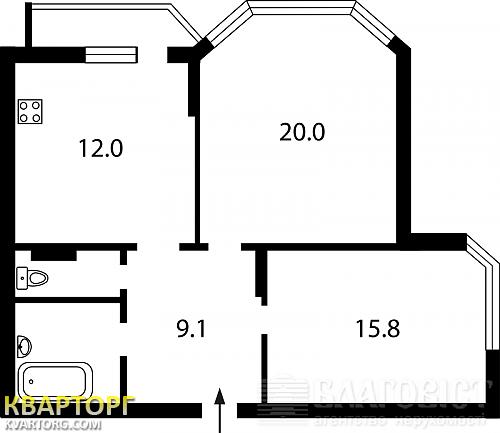 Sell 2-room apartment. Киев,  Гмыри — photo 7