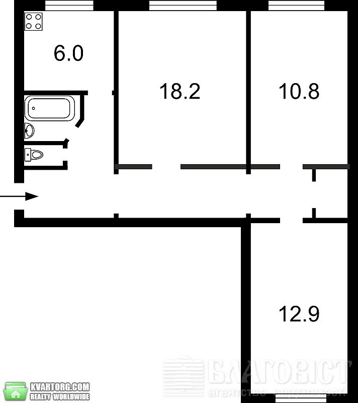 Sell 3-room apartment. Киев,  Набережно-Крещатикская — photo 3