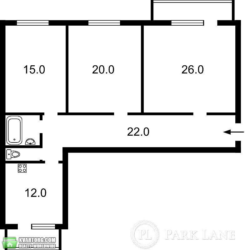 Sell 3-room apartment. Киев,  Волошская — photo 2