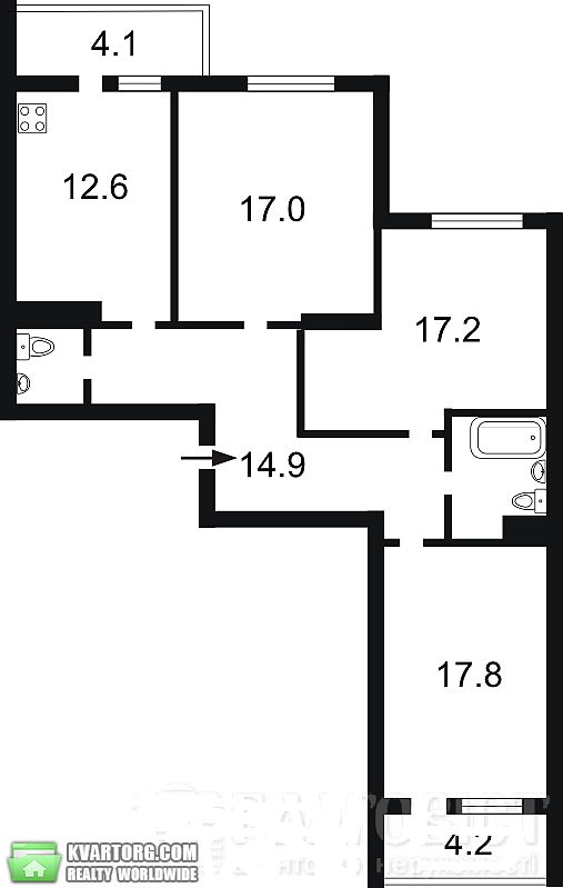 Sell 3-room apartment. Киев,  Смелянская — photo 4