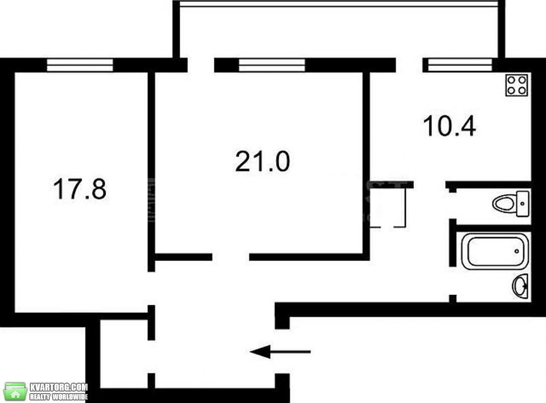 Sell 2-room apartment. Киев,  Жилянская — photo 8
