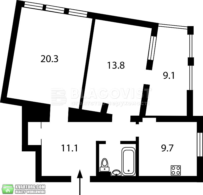 Rent out 2-room apartment. Киев,  Крутой спуск — photo 7