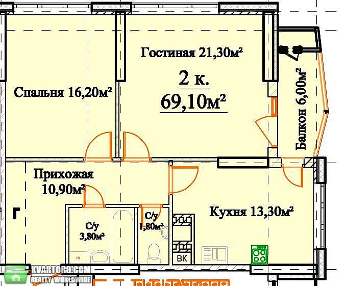 Sell 2-room apartment. Одесса, Генуэзская — photo 3