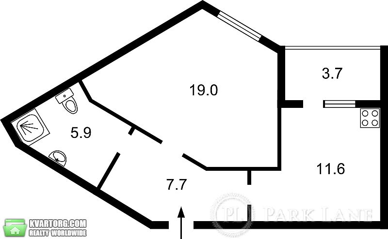 Sell 1-room apartment. Киев,  Бажана — photo 2