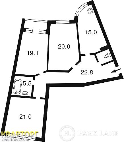 Sell 3-room apartment. Киев,  Луначарского — photo 2