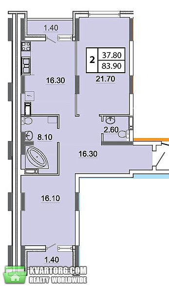 Sell 2-room apartment. Киев,  Конева — photo 1