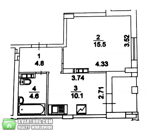 Sell 1-room apartment. Киев, Регенераторная — photo 8
