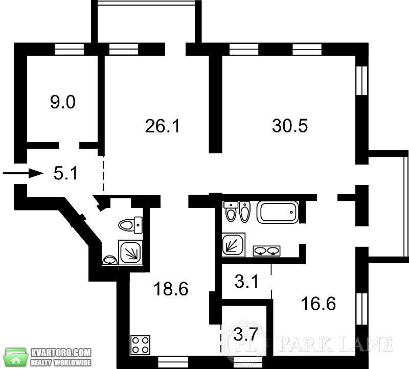 Sell 3-room apartment. Киев,  Ветрова — photo 7