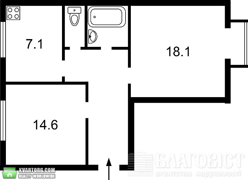 Sell 2-room apartment. Киев,  Кловский спуск — photo 3