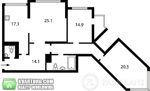 Sell 3-room apartment. Киев, Срибнокильская — photo 4