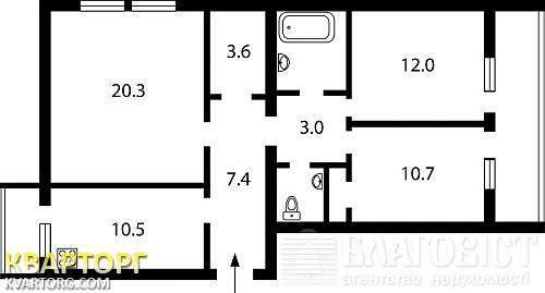Sell 3-room apartment. Киев,  Дарвина — photo 2