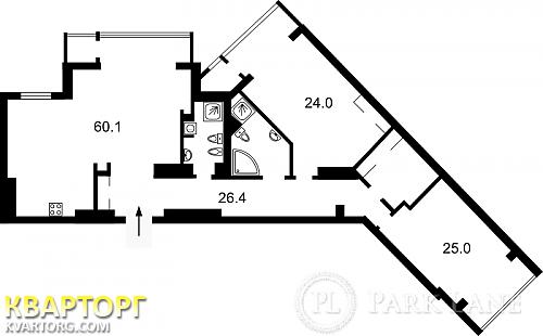Sell 3-room apartment. Киев,  Щорса — photo 3