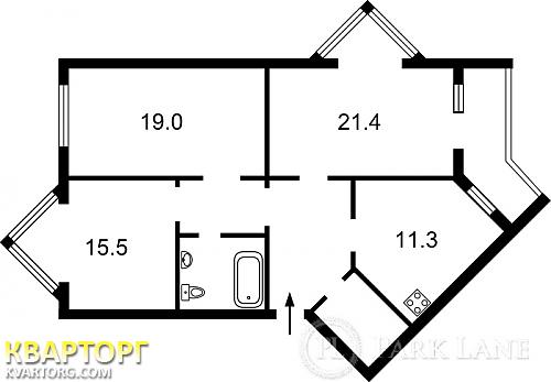 Sell 3-room apartment. Киев, Хмельницкая — photo 4