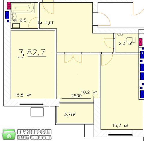 Sell 3-room apartment. Одесса, Малиновского — photo 2
