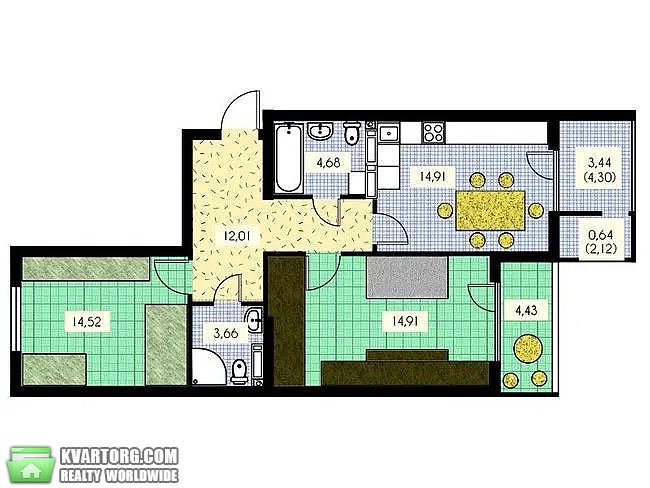 Sell 2-room apartment. Вышгород, Набережная — photo 8