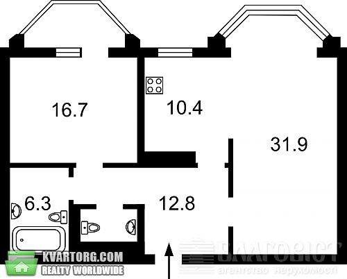 Sell 2-room apartment. Киев, Макеевский пер — photo 3