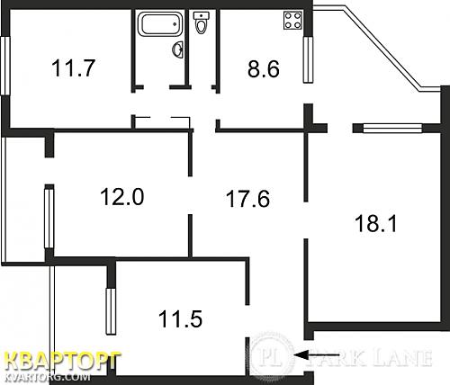 Sell 4-room apartment. Киев,  Григоренко пр — photo 1