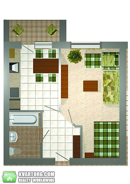 Sell 1-room apartment. Киев, Матросова — photo 9