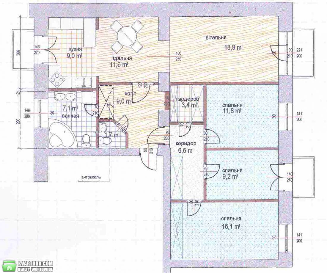 Rent out 4-room apartment. Киев,  Чапаева — photo 9