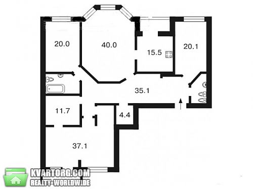 Sell 4-room apartment. Киев, Барбюса — photo 6
