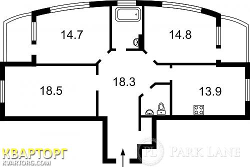 Sell 3-room apartment. Киев,  Воскресенская — photo 2