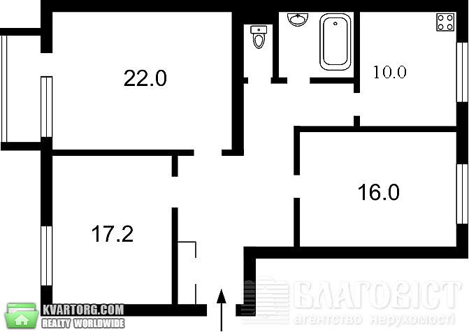 Sell 3-room apartment. Киев,  Леси Украинки бул — photo 3