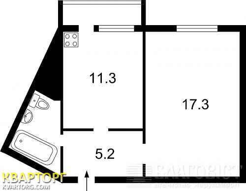 Sell 1-room apartment. Киев, Урловская — photo 2