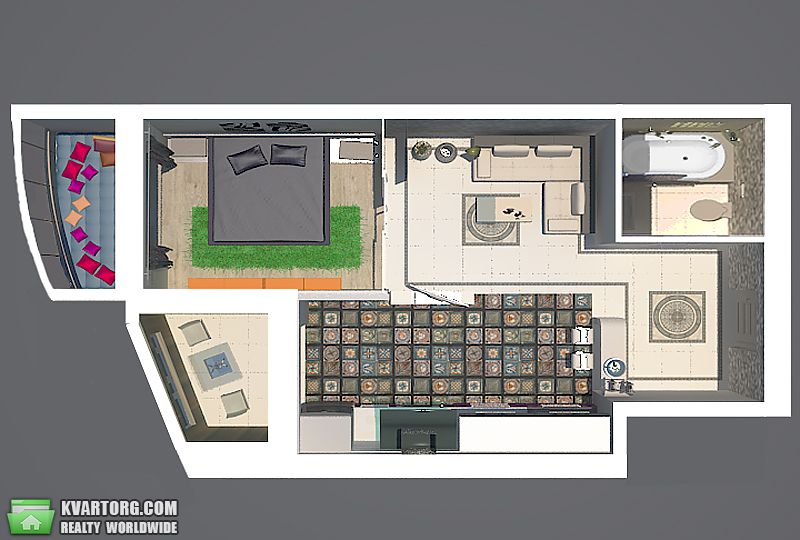 Sell 1-room apartment. Днепропетровск, Набережная победы — photo 3