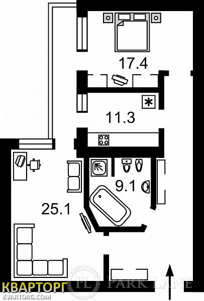 Sell 2-room apartment. Киев,  Павловская — photo 2
