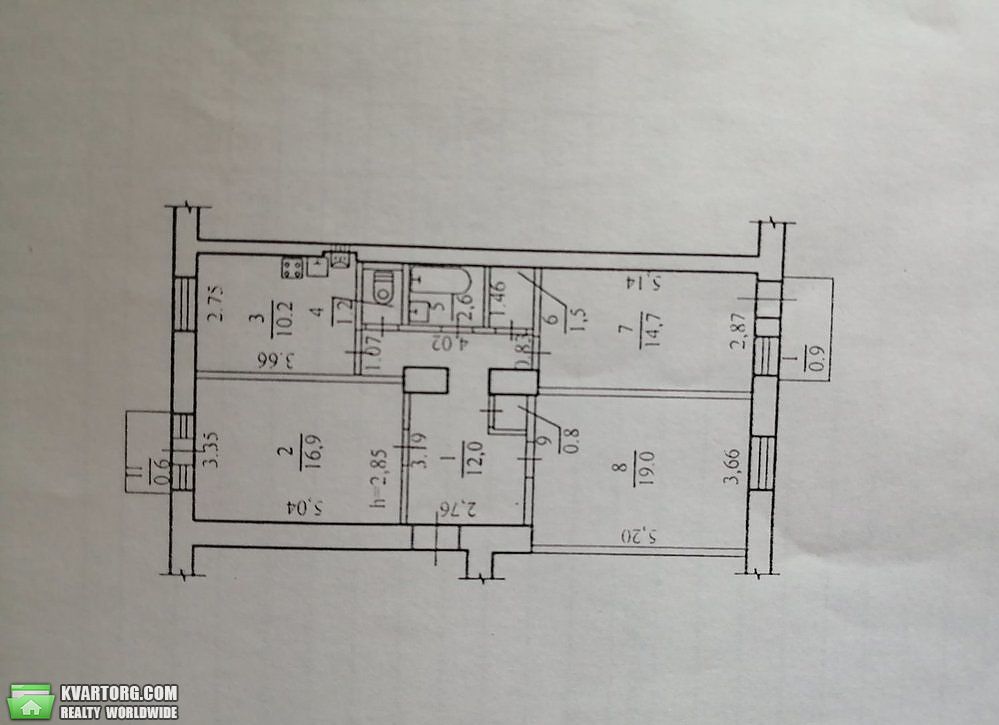 Sell 3-room apartment. Днепропетровск, Яворницького проспект — photo 2