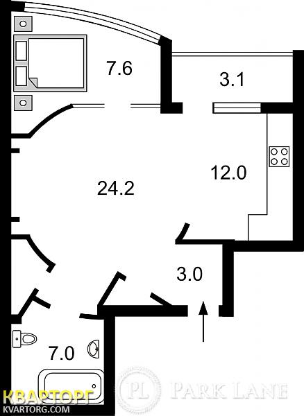 Sell 1-room apartment. Киев, Верховинная — photo 6