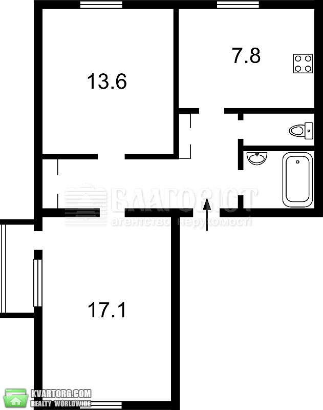 Sell 2-room apartment. Киев,  Щорса пер — photo 7