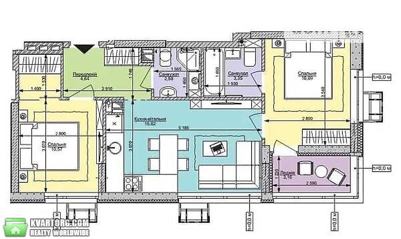 Sell 2-room apartment. Киев,  Салютная — photo 10