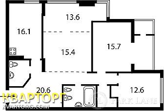Sell 3-room apartment. Киев, Дніпровська наб. — photo 2