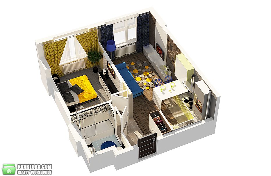 Sell 1-room apartment. Одесса, Академика Филатова — photo 1