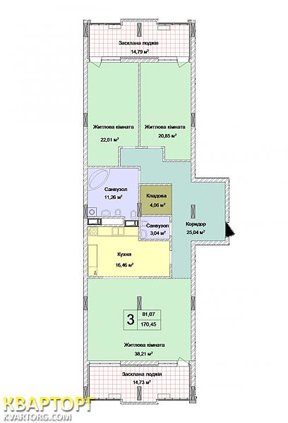 Sell 3-room apartment. Киев, Драгомирова — photo 4