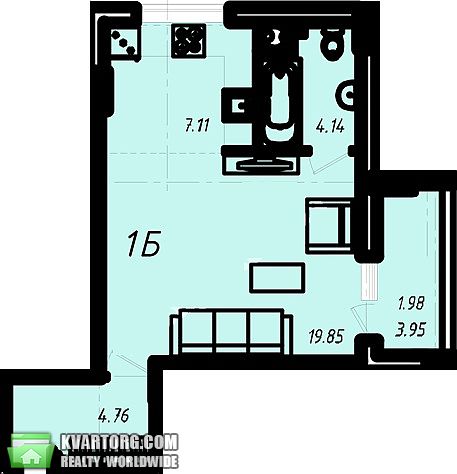 Sell 1-room apartment. Одесса, Массив Радужный — photo 5