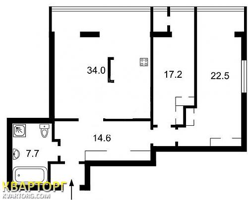 Sell 3-room apartment. Киев, Щорса — photo 10