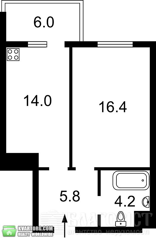 Sell 1-room apartment. Киев, Петрицкого — photo 4