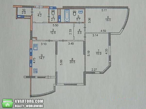 Sell 3-room apartment. Киев,  Драгоманова — photo 8