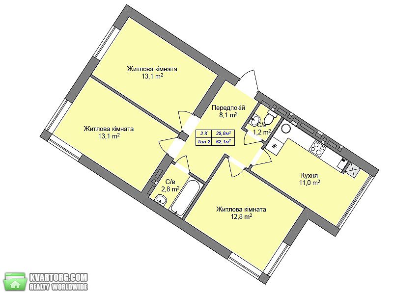 Sell 3-room apartment. Киев,  Садовая — photo 2