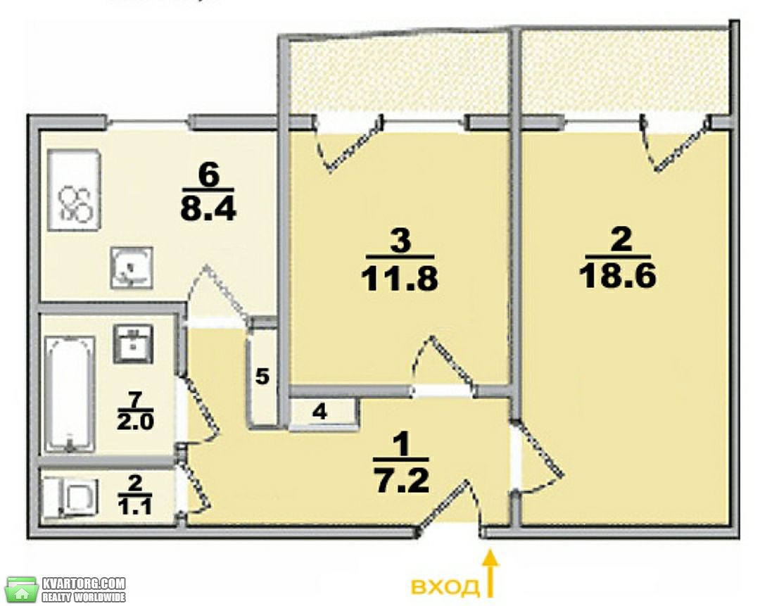 Sell 2-room apartment. Харьков, пр.Победы — photo 5
