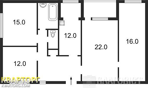 Sell 4-room apartment. Киев,  Суворова — photo 3
