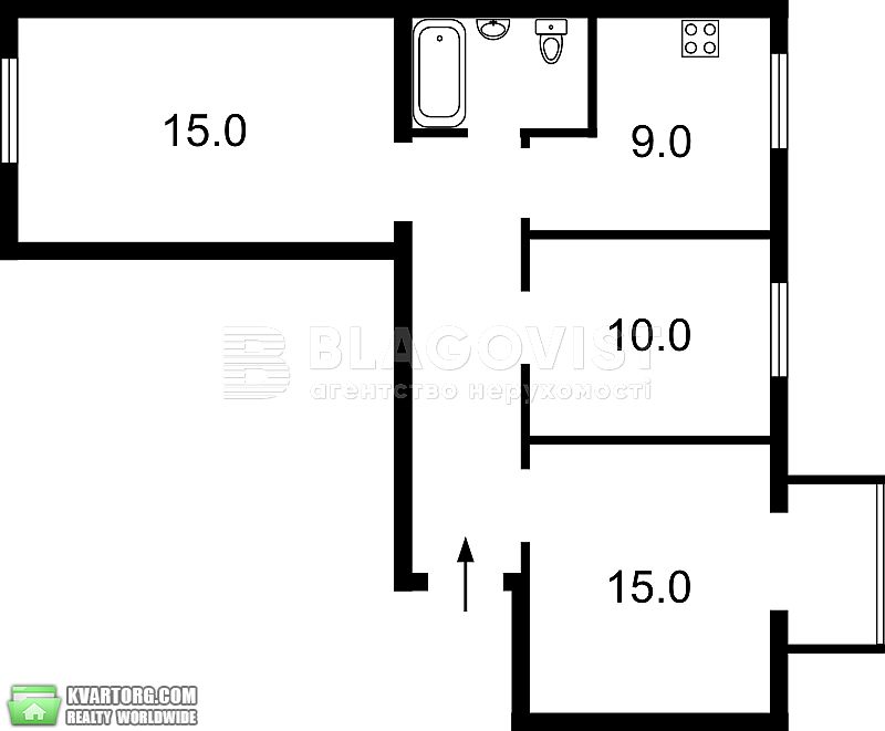 Sell 3-room apartment. Киев,  Мазепы — photo 3