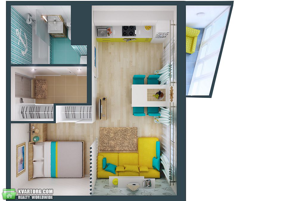 Sell 1-room apartment. Киев,  Майорова — photo 1