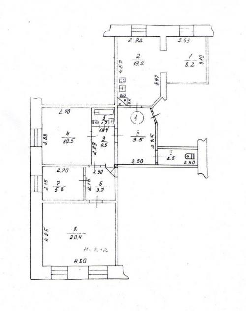 Sell 4-room apartment. Харьков, Полтавский шлях 8 — photo 1