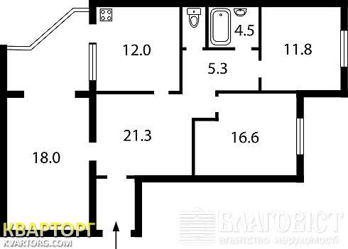 Sell 3-room apartment. Киев, Пулюя — photo 1